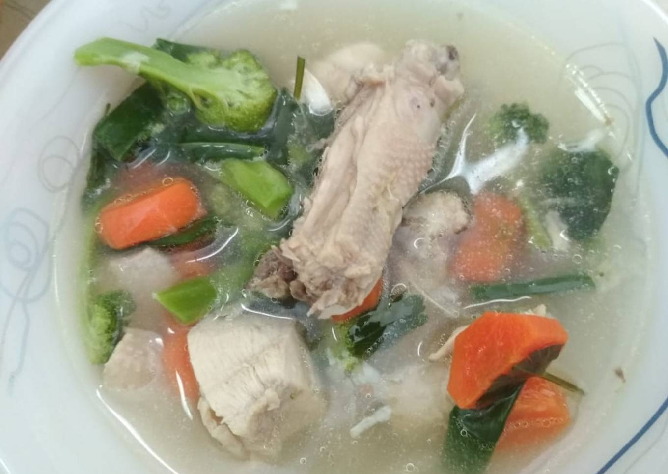 Sop Ayam super simple