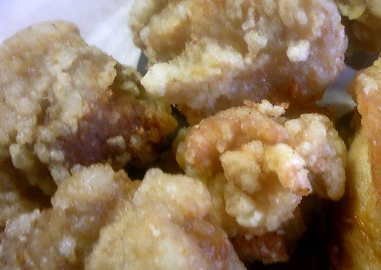 Steps to Prepare Perfect Chicken Karaage Yuzu Pepper Flavored