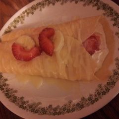 A picture of Strawberry Banana Crepe.