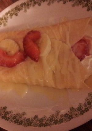 A picture of Strawberry Banana Crepe.