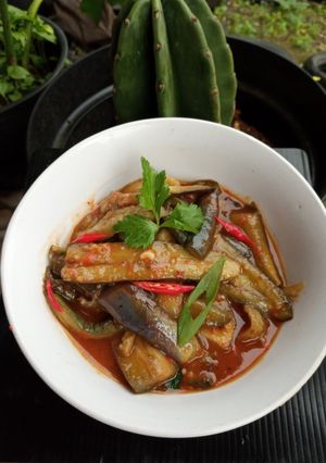 Foto resep Sambel terong ungu