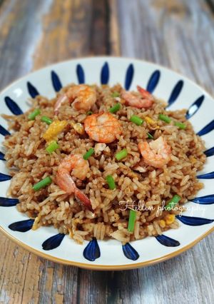 Foto resep Nasi goreng udang