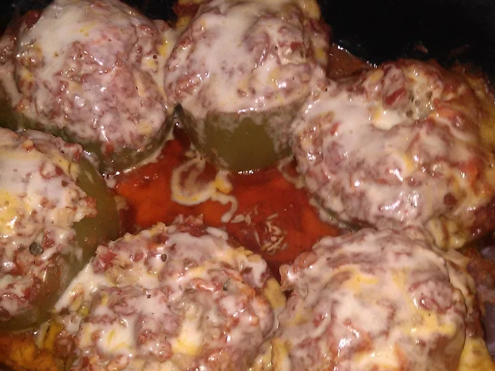 Recipe Nikki's Stuffed Green Peppers "crock pot" the  Makes Drooling Tasty