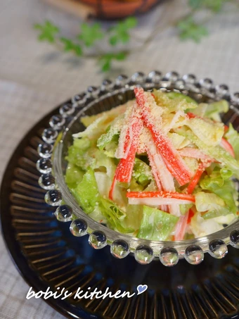 Recipe Lettuce and Imitation Crab Stick Salad the So Delicious You can take Joss in your mouth