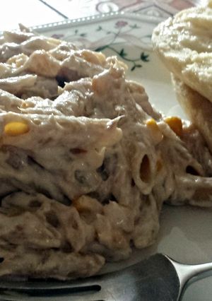 A picture of Tuna and Sweetcorn Pasta.