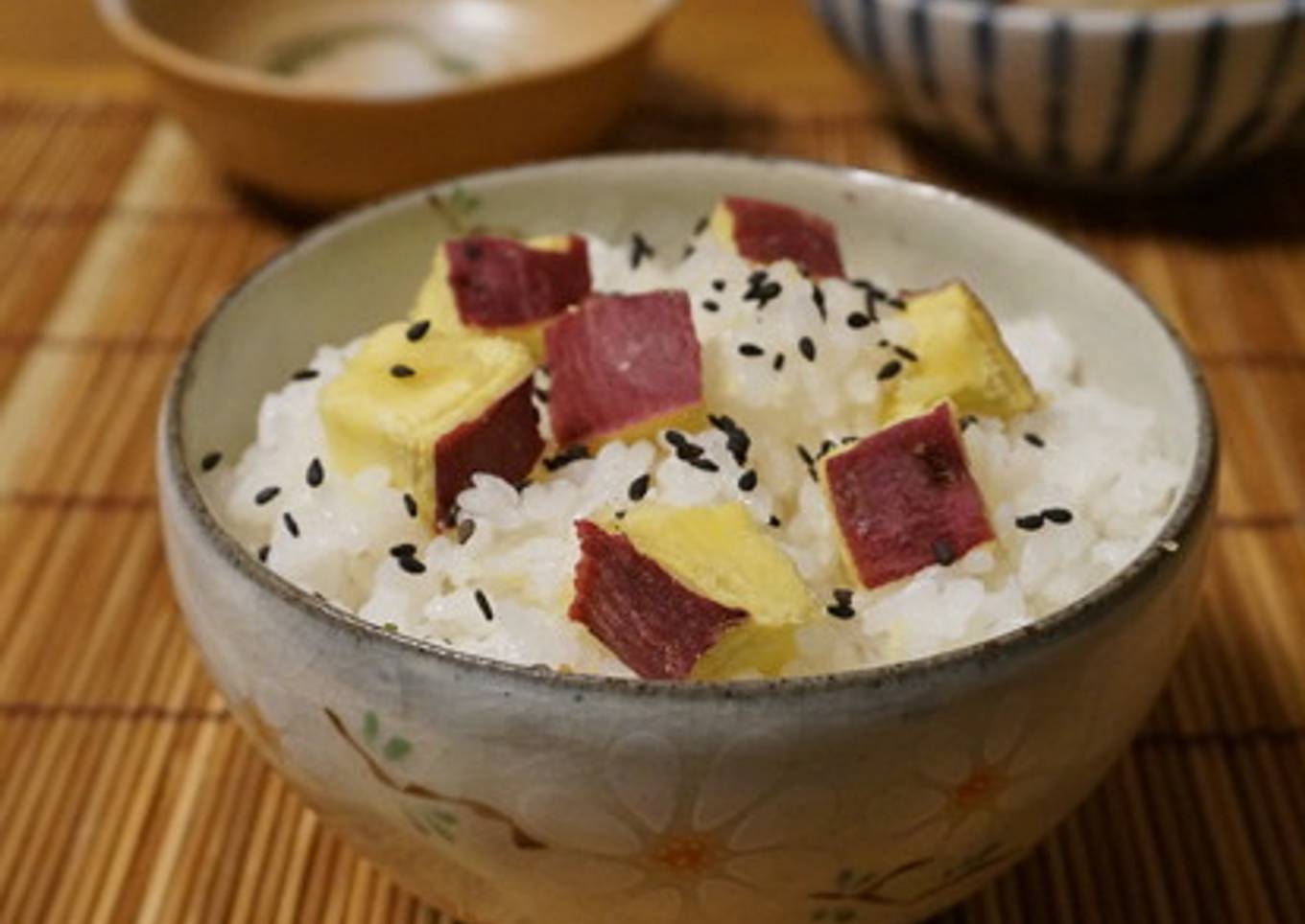 Potato rice soft and plump