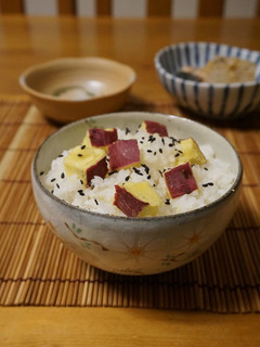 A picture of Soft and Chunky Sweet Potato Rice.