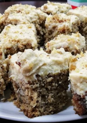 A picture of Hummingbird Poke Cake.