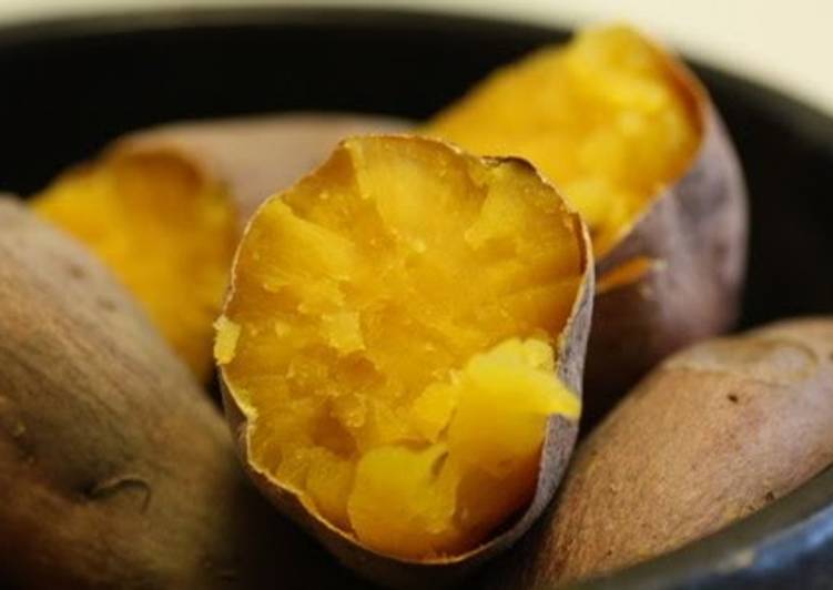 Steps to Make Super Quick Homemade Easy Baked Sweet Potato in the Microwave