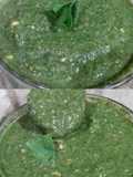Green sauce (podina chutney)