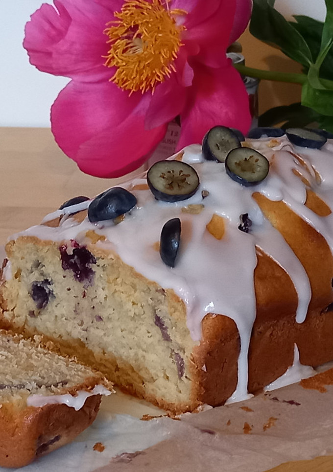 Una foto de Cake de arándanos con de limón