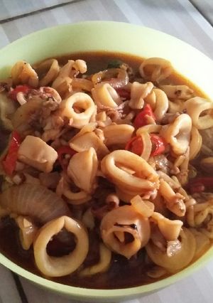 Foto resep Cumi bumbu saos tiram