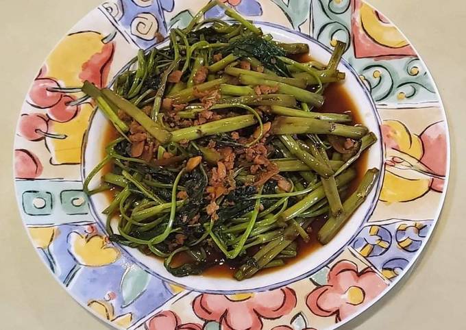 Water Spinach with Minced Pork