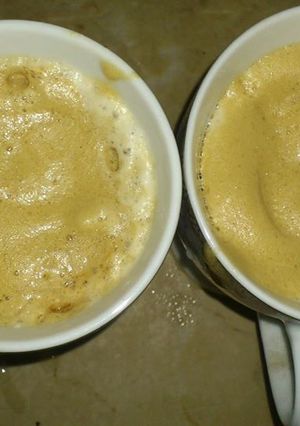 A picture of Hand Beaten Foamy Coffee.