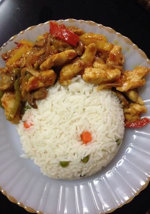 صورة لوصفة الرز الصيني