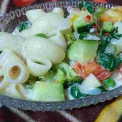 A picture of Pasta Primavera.