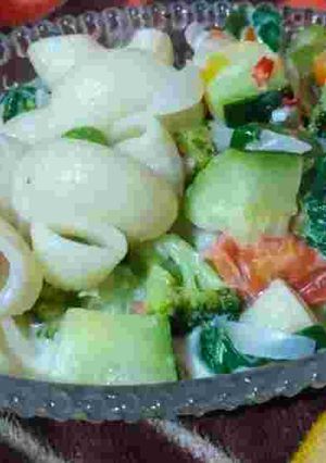 A picture of Pasta Primavera.