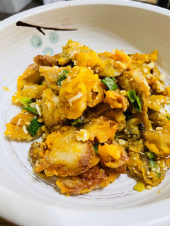金沙杏鮑菇 的食譜成品照片