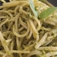 Pasta al pesto con anacardos