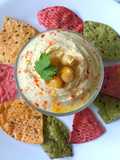 Homemade Sprouted Hummus recipe with Tahini