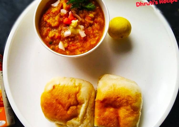 Simple Way to Make Homemade Butter pav Bhaji Mumbai style