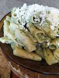 Pasta con Pollo al Pesto