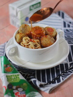Foto resep Pempek kuah tomyam