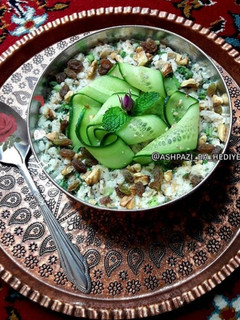 عکسی از دستور آبدوغ خیار هدیه بانو