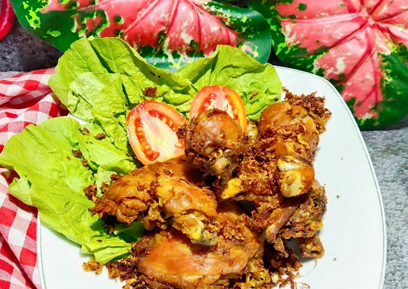 Ayam Goreng Ungkep Telur