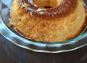 Una foto de Flan sin azúcar