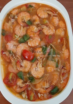 Foto resep Udang Asam Manis