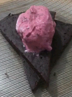 Una foto de Helado light de frutos rojos