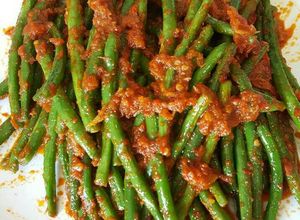 Foto resep Tumis buncis sambal ebi pedas