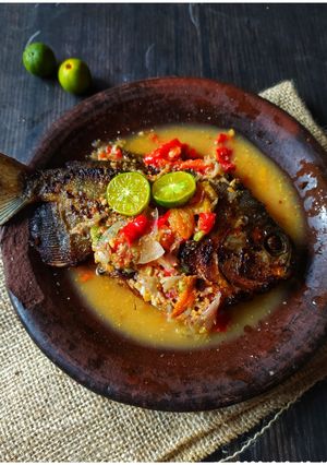 Foto resep Penyetan kuah ala warung Timoho Tembalang