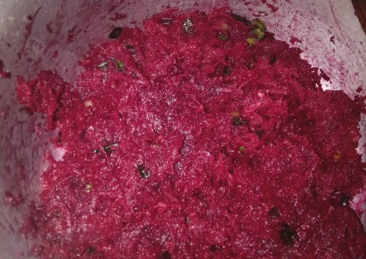 Steamed Tangy Beetroot