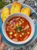 70.Sop Merah Surabaya + Garlic Bread 🥖🥣🤤💕👌🏻