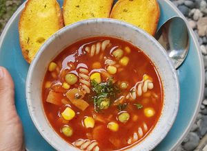 Foto resep 70.Sop Merah Surabaya + Garlic Bread 🥖🥣🤤💕👌🏻