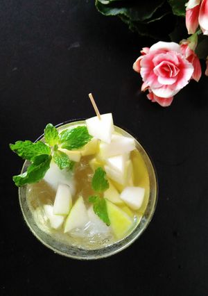 Hình của món Trà táo bạc hà.