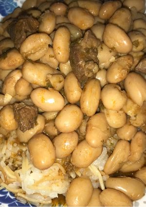 صورة لوصفة عيشة خانم بلحمة