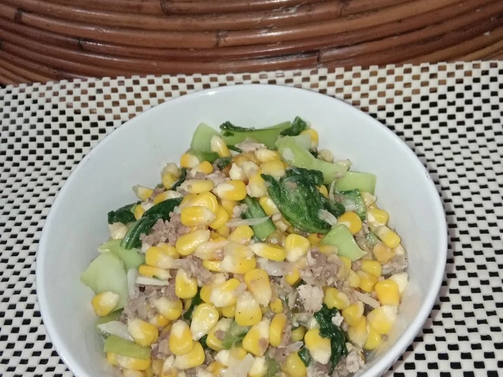 Cara Gampang Menyiapkan Resep Tumis Pakcoy mix Jagung yang Bisa Manjain Lidah