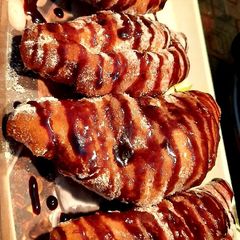 A picture of Chocolate twist roll.
