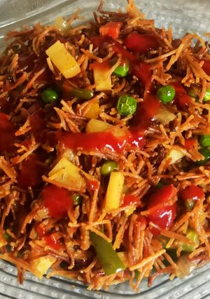 A picture of Vermicelli biryaani.