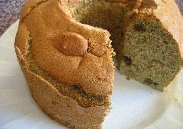Recipe: Appetizing Fluffy Green Tea Chiffon Cake