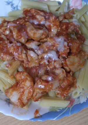 A picture of Spicy penne pasta.