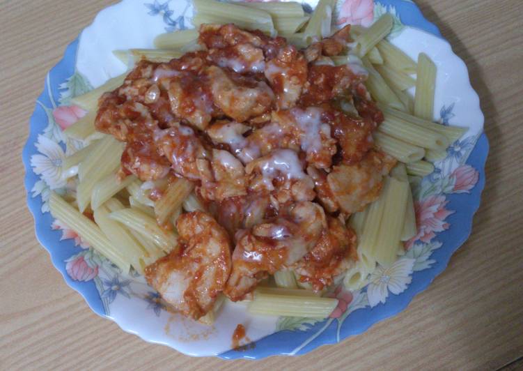 Step-by-Step Guide to Prepare Homemade Spicy penne pasta