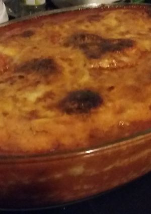 A picture of Baked Ravioli.