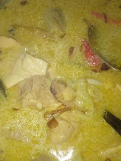 Foto resep Opor ayam campur tahu