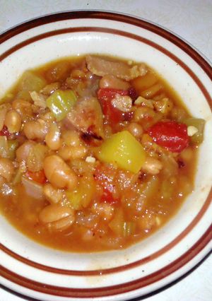 A picture of Brenda's Pineapple Dr. Pepper Beans.