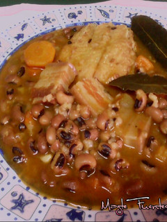 Una foto de Carillas con bacalao y panceta adobada