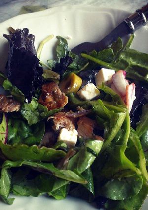 A picture of Healthy Greek Chicken Salad.